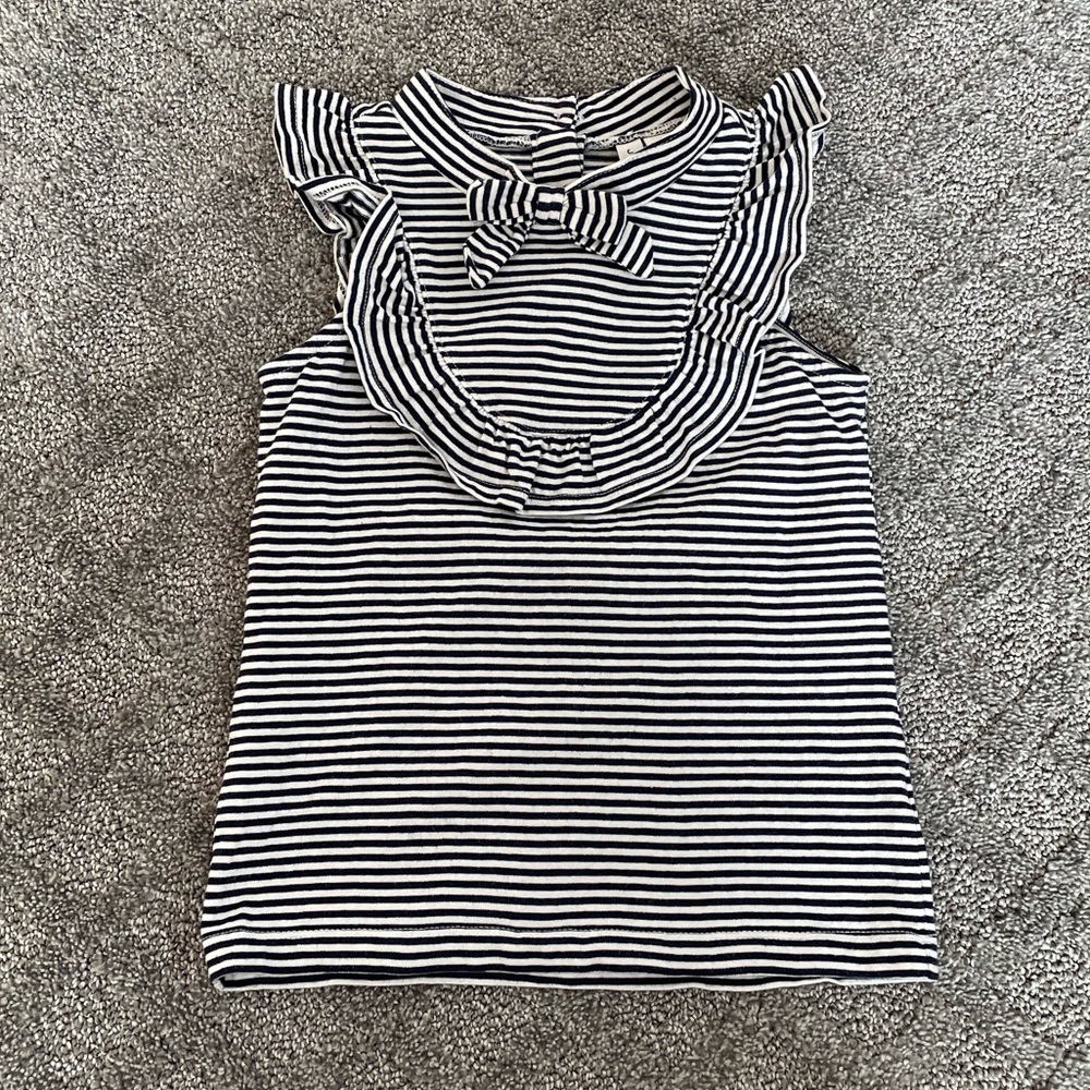 EUC Janie and Jack Ruffle Collar Blouse